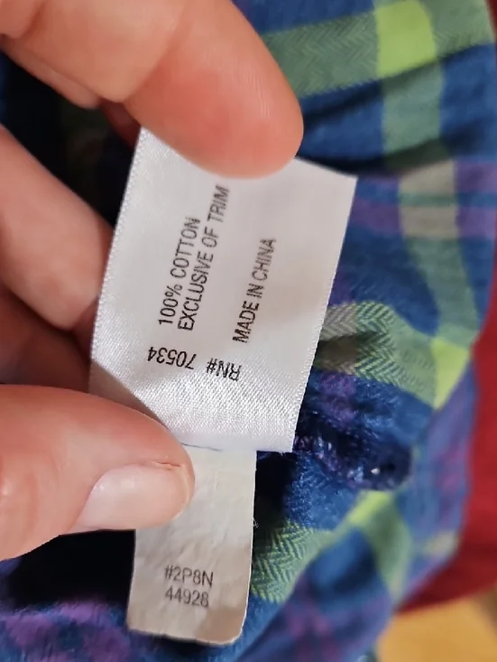 Orvis Green & Blue Plaid Long-Sleeve Button-Down Shirt - Picture 9 of 11